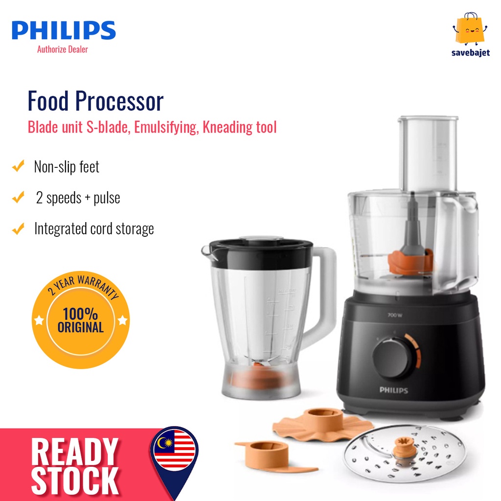 Philips Food Processor ( 2.1L ) HR7320 HR7320/11 Shopee Malaysia