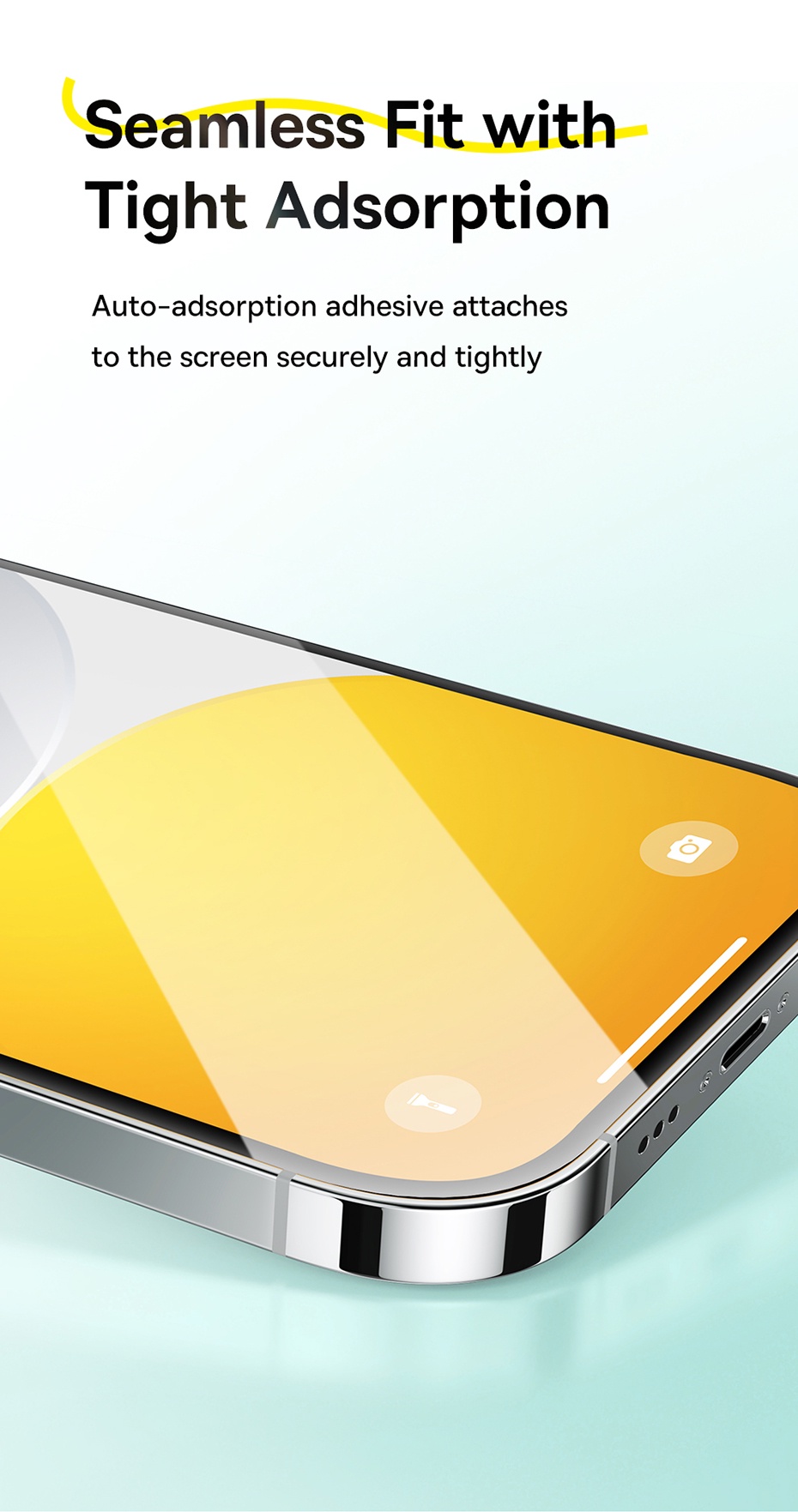 Baseus Crystal Series FullCoverage Privacy Protection Tempered Glass