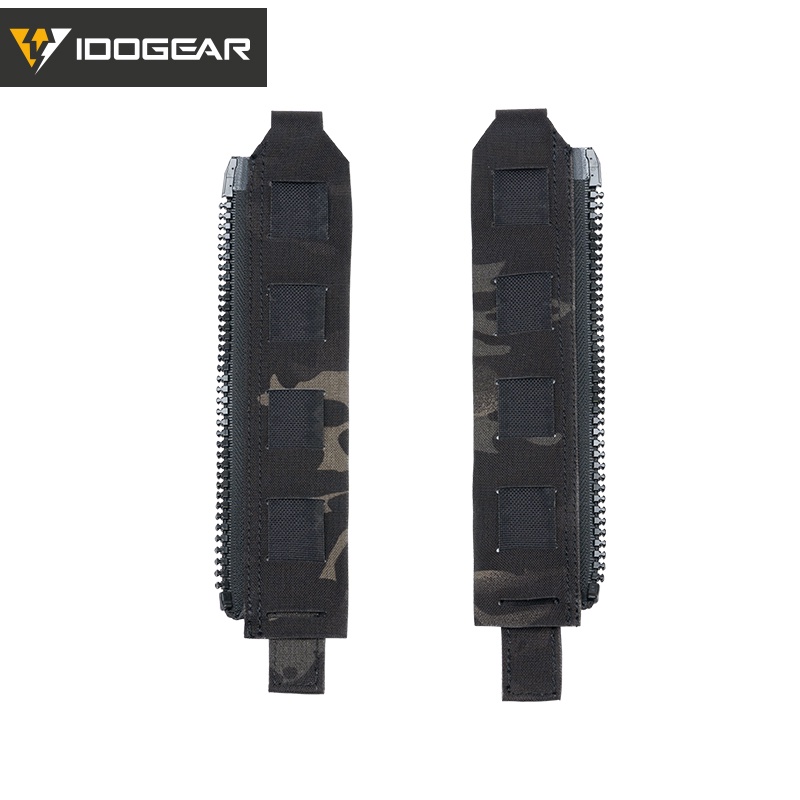 IDOGEAR Tactical Vest Back Zippers MOLLE Zipper Adapter For JPC FCPC ...