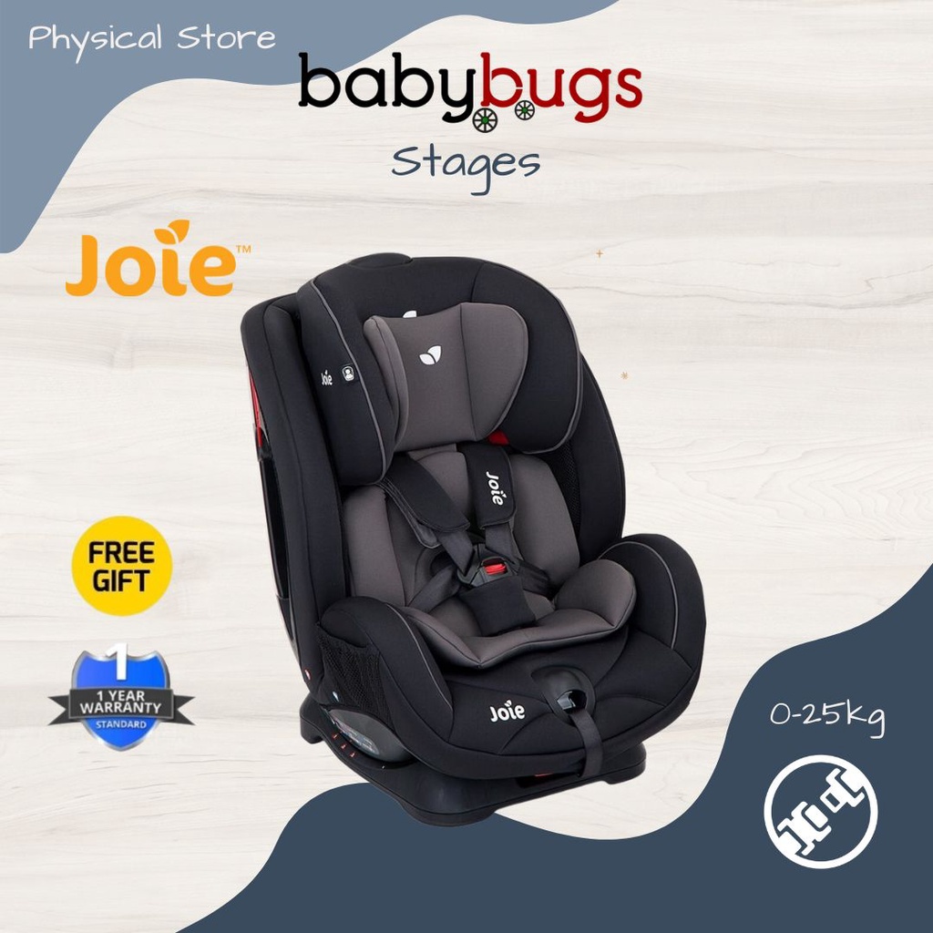 [Free Shipping] Joie Stages Convertible Car Seat Seat Belt Installation