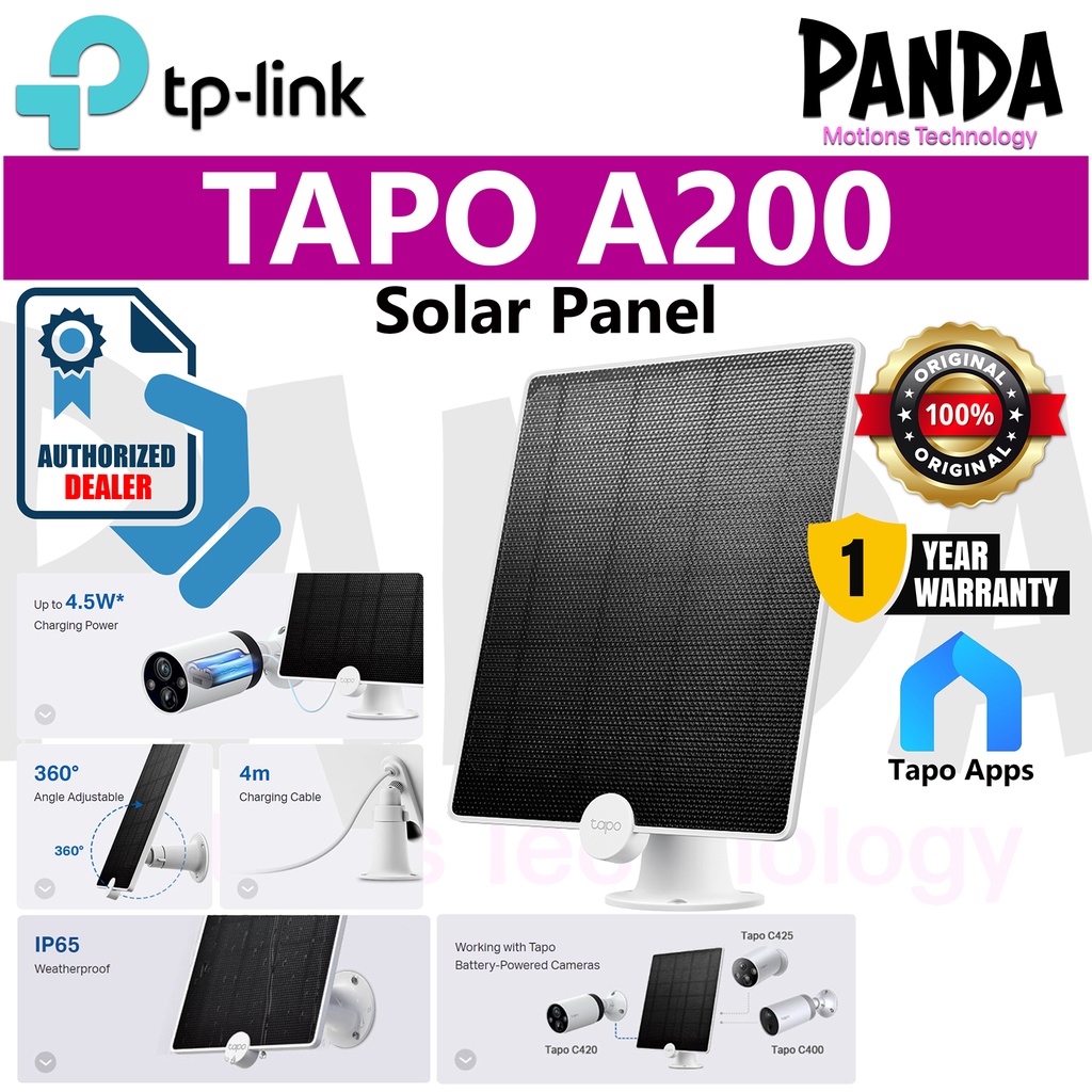 Tp Link Tapo A Solar Panel Shopee Malaysia