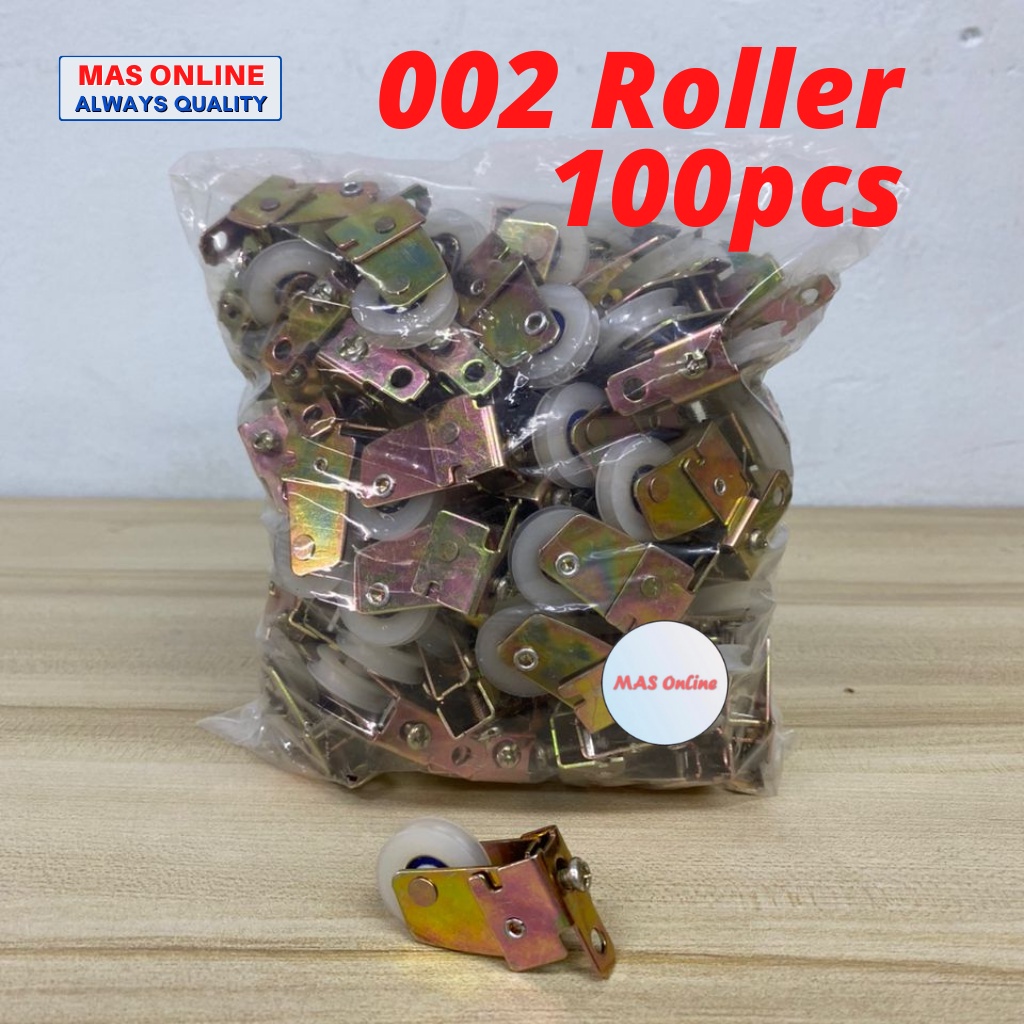 002 Roller (100pc) Premium Sliding Window Roller Adjustable Roda ...
