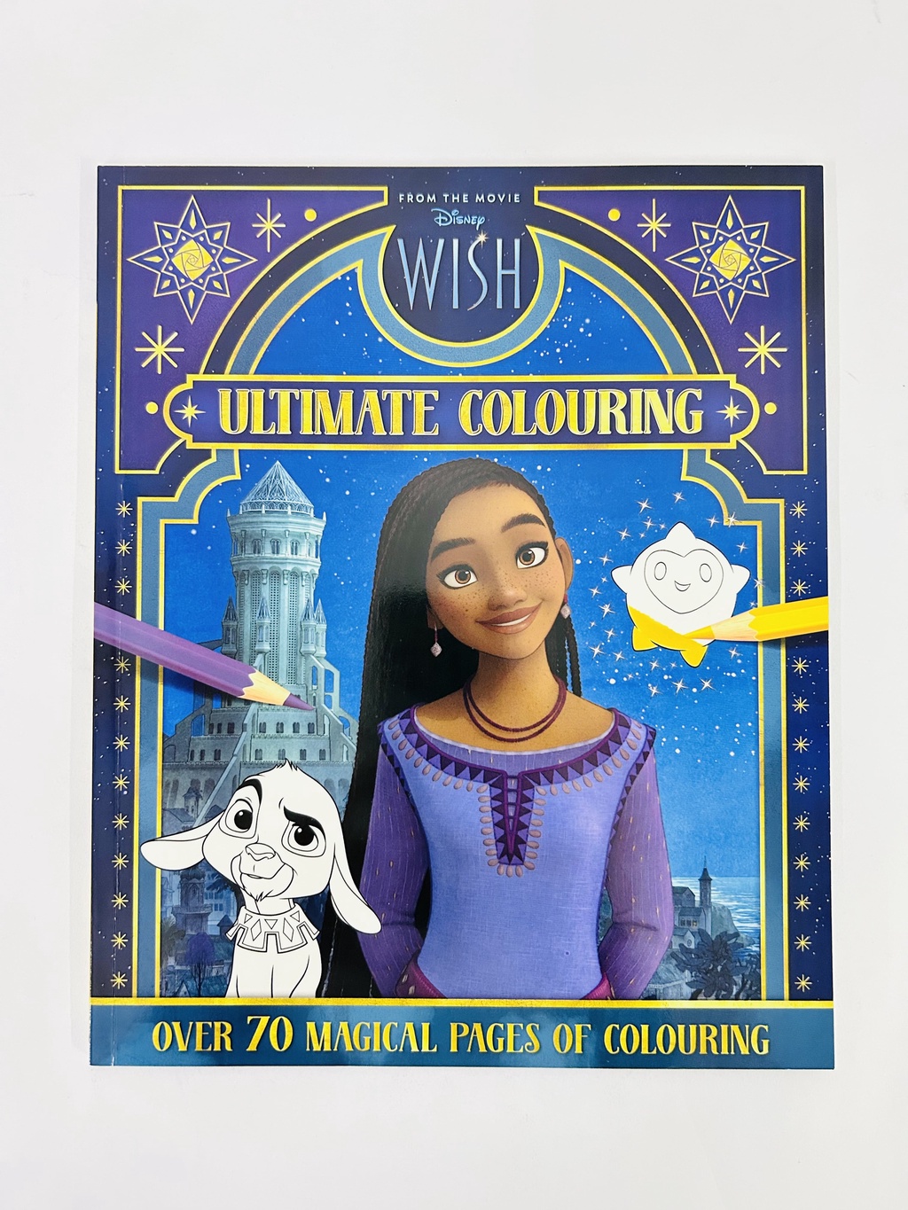 Disney Wish Ultimate Colouring Book for Kids (72 Pages) To Color Scenes ...