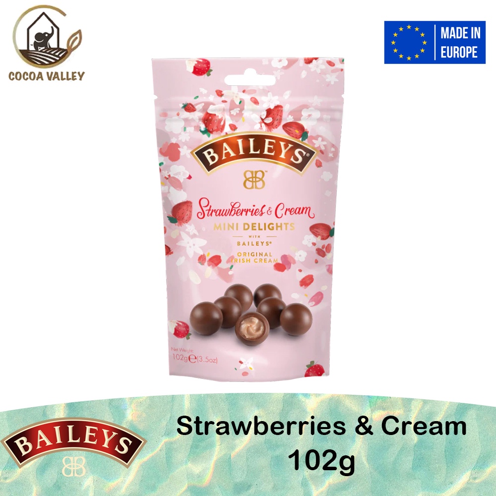 [NON-HALAL] Bailey's Strawberries & Cream Mini Delights 102g | Shopee ...