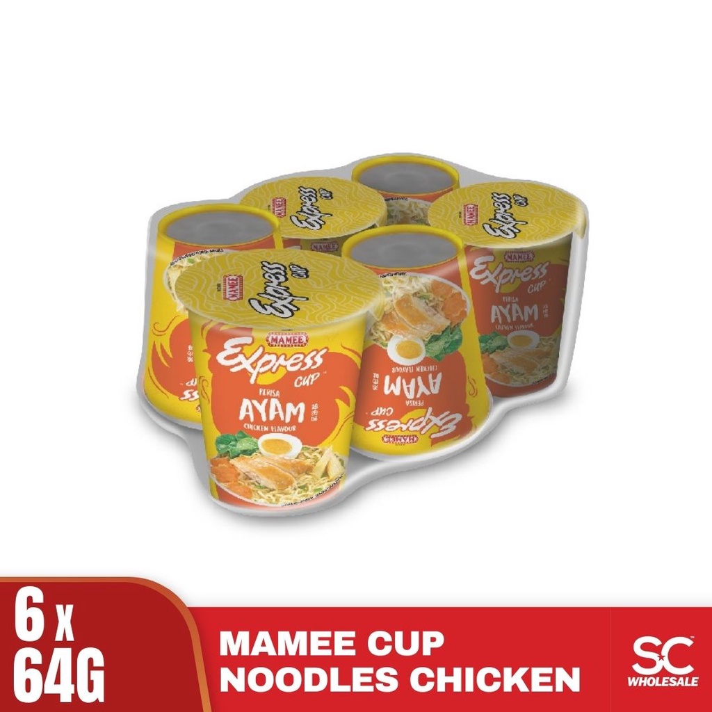 Mamee Express Cup Noodles Chicken 64g x 6 Cups | Shopee Malaysia