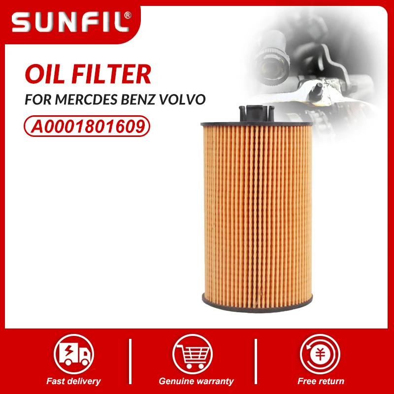A0001801609 11708550 HU931/5X P550768 oil filter for MERCDES BENZ VOLVO ...