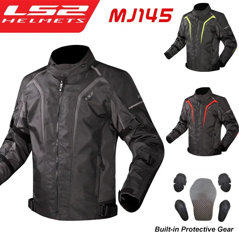 LS2 Original Motorcycle Jacket Pants Riding Clothing Set Windproof Warm ...