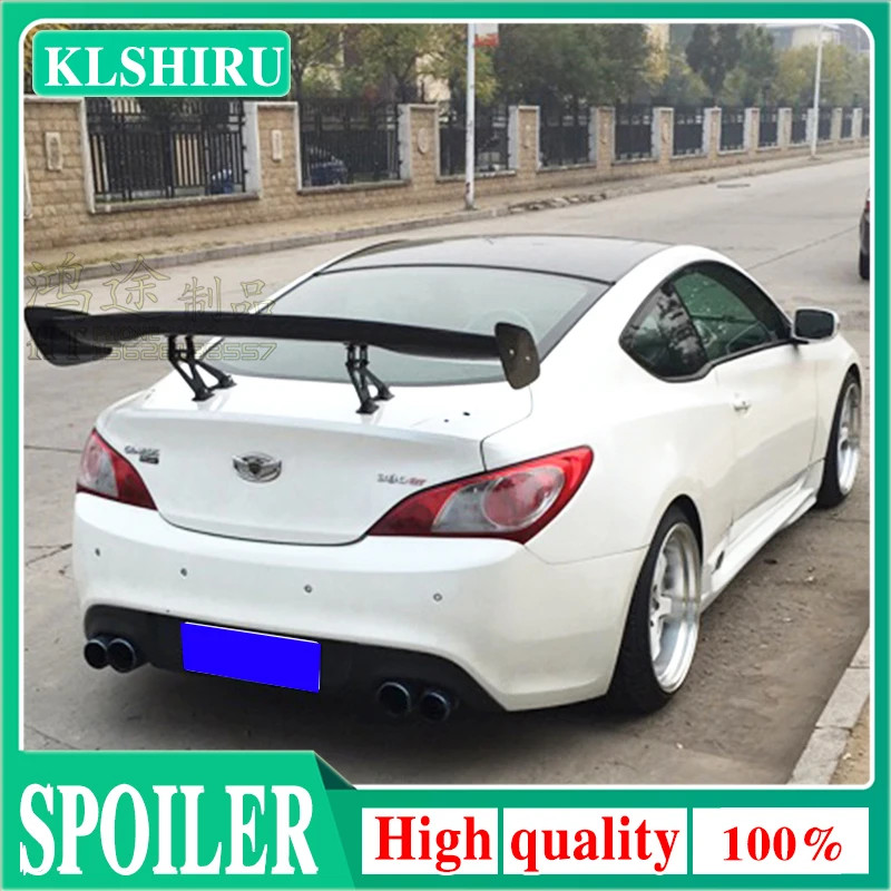Car Styling Carbon Fiber Material Rear Roof Spoiler Tail Trunk Wing ...