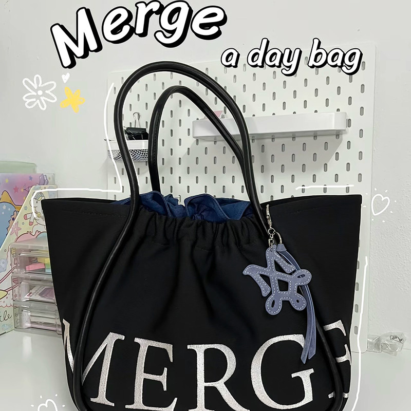 Buckle Hot Selling Shoulder Bag Trendy Versatile Fashion Tote Bag MERGE ...