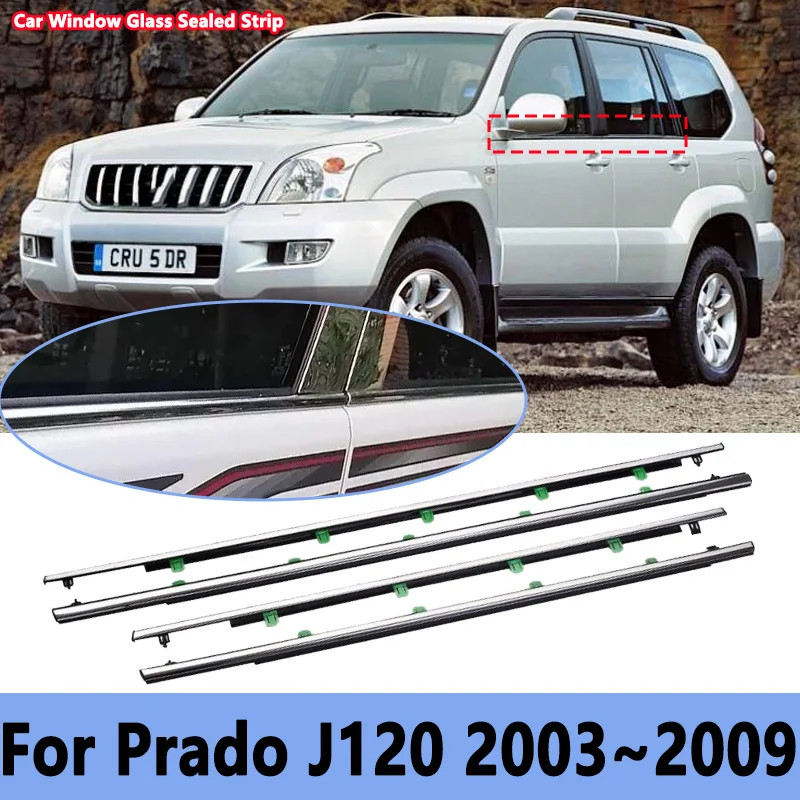 For Toyota Land Cruiser Prado J120 2003~2009 FJ120 120 Car Window Glass ...