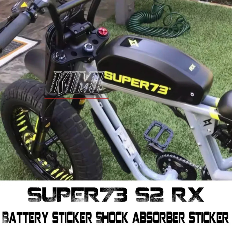 For Super 73 SUPER73 S2 RX Electric Bike Frame Sticker Battery ...