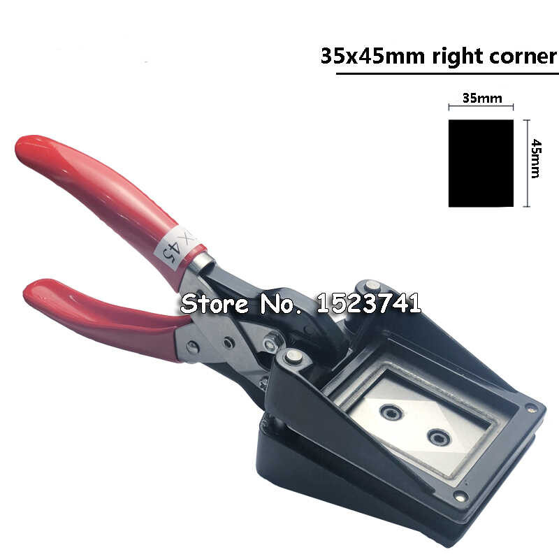 Card Hand Held Nse Photo Punch ID Picture 35Mm X 45Mm Right Corner ...
