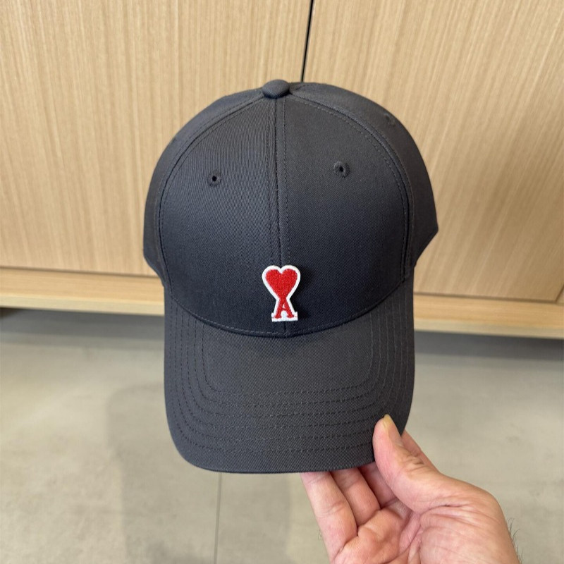 Trendy brand amin love hard top baseball cap women's versatile big head ...