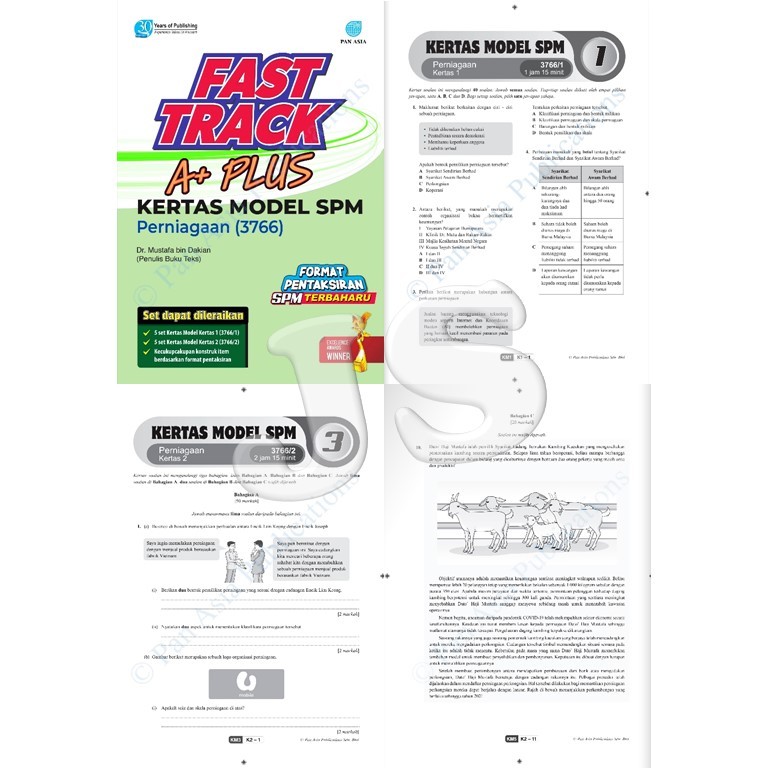 FAST TRACK A+ PLUS KERTAS MODEL SPM | FAST TRACK KERTAS MODEL SPM ...