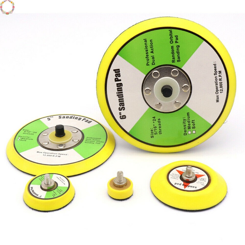 [HME] 1''- 6'' Polishing Sanding Disc Backing Pads Hook And Loop For ...