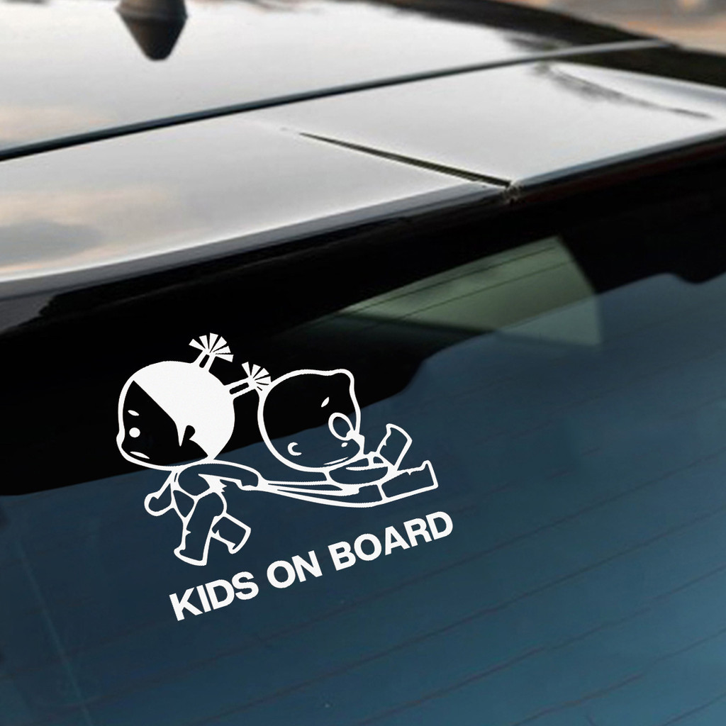 Baby in Car Baby on Board Car Sticker Reflective Baby Safety Sign ...