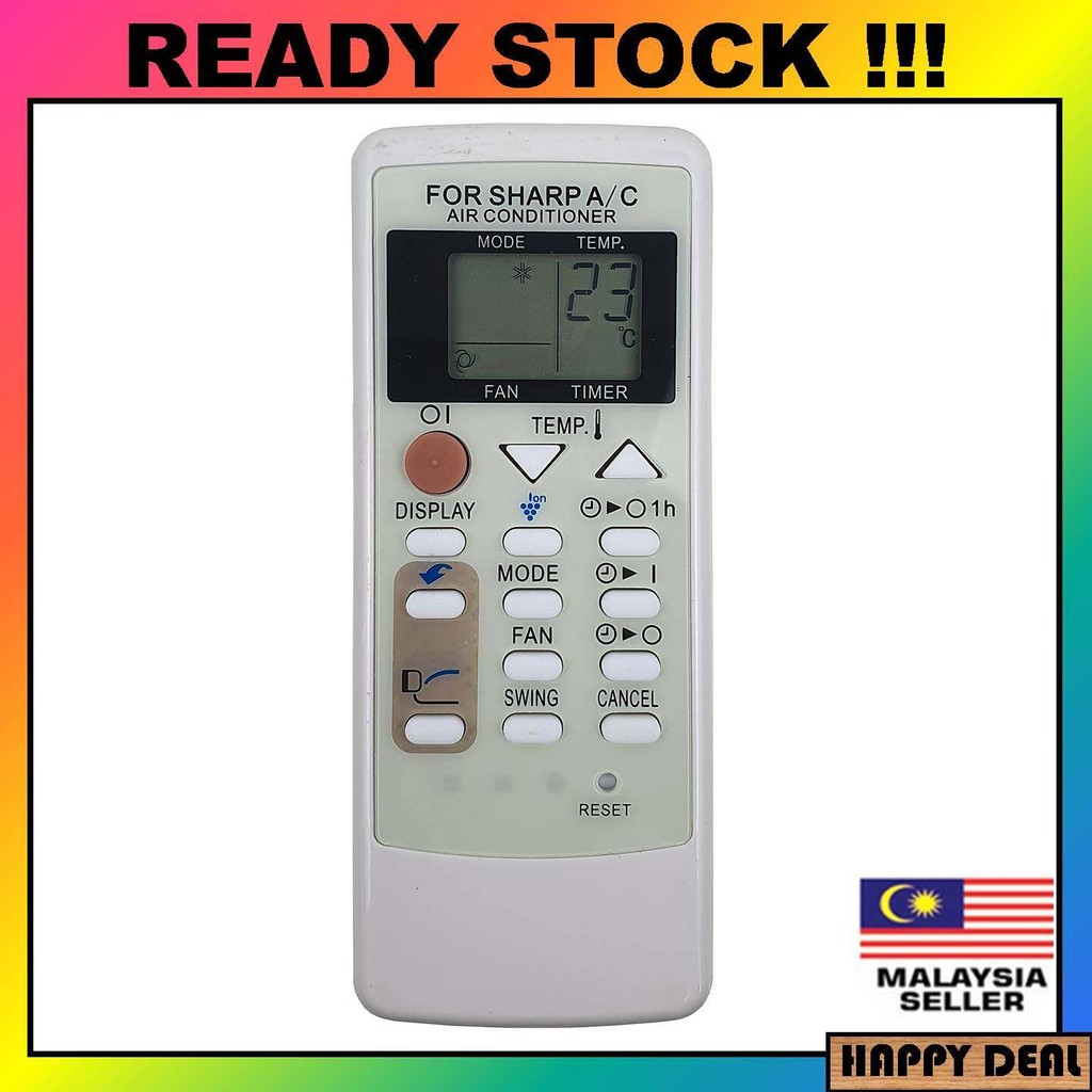 SHARP Air Cond Aircon Aircond Remote Control Replacement | Shopee Malaysia