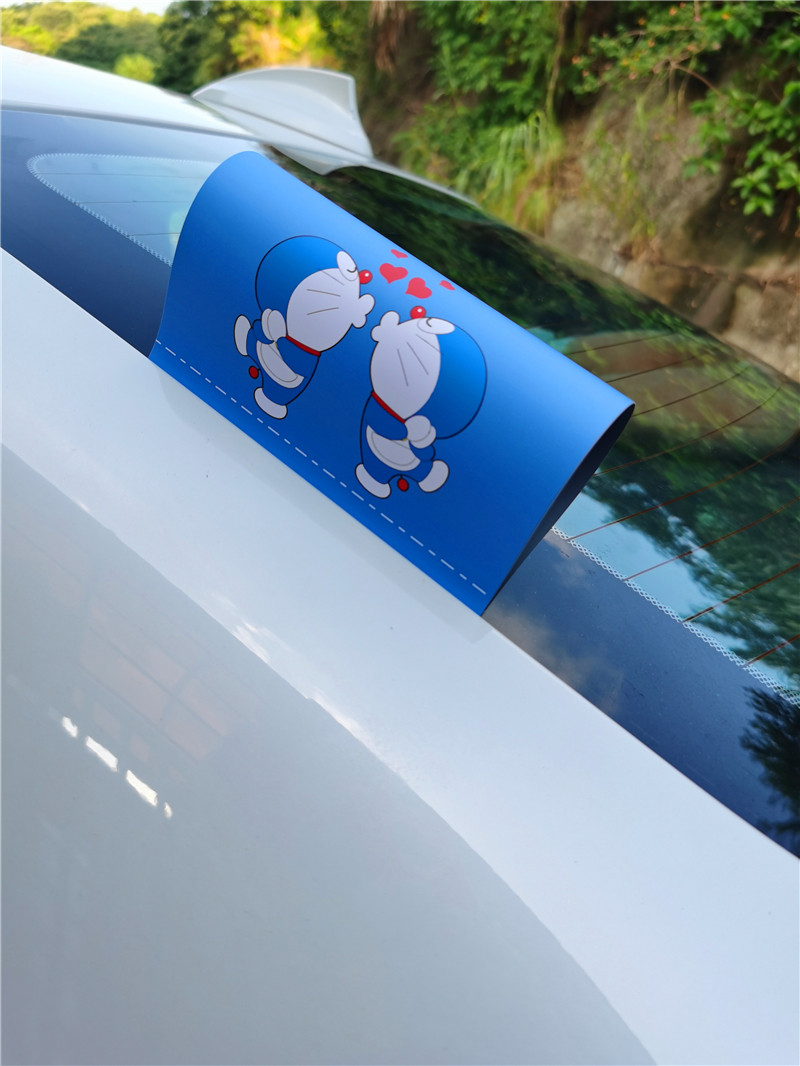 HOT NEW 3D Doraemon Car Sticker Car Washing Label Sticker Car Sticker ...