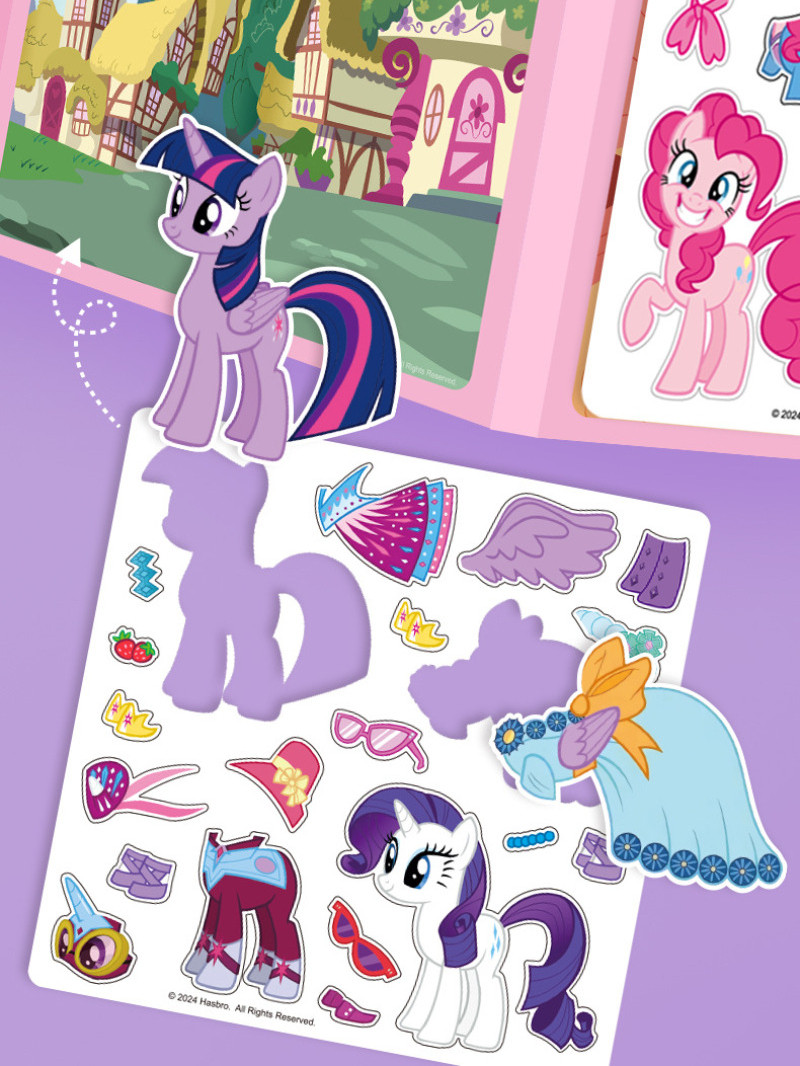 My Little Pony Magnetic Quiet Book Magnet Without Cutting DIY Handmade ...