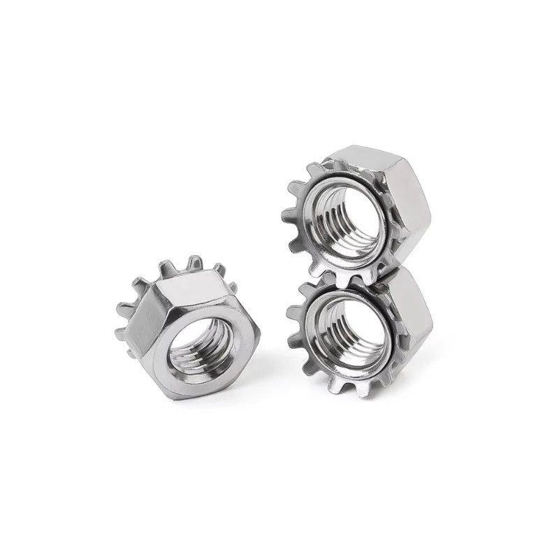 M3 M4 M5 M6 M8 M10 304 Stainless Steel/White zinc K-type Multi-Gear Hex ...