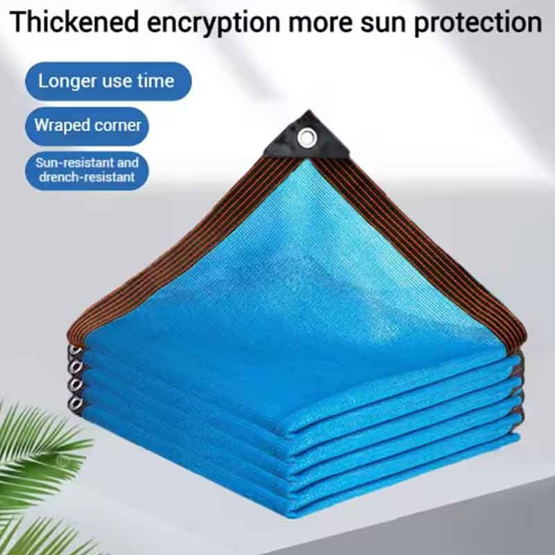 Sun Shade Net Blue Outdoor Anti-UV Awnings Sun Shelter Car Cover ...