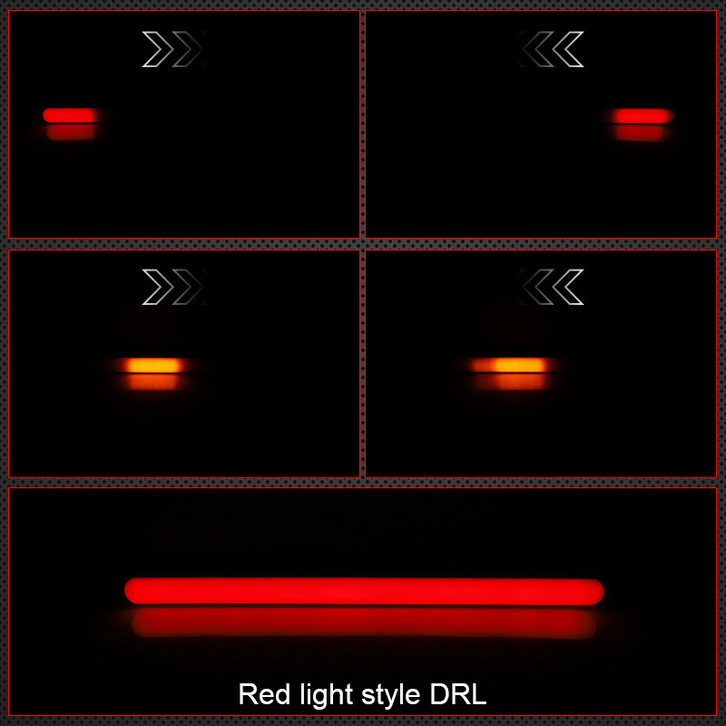 12V-24V Universal LED Tail Light Strip Rear Brake Lamp With Flowing ...