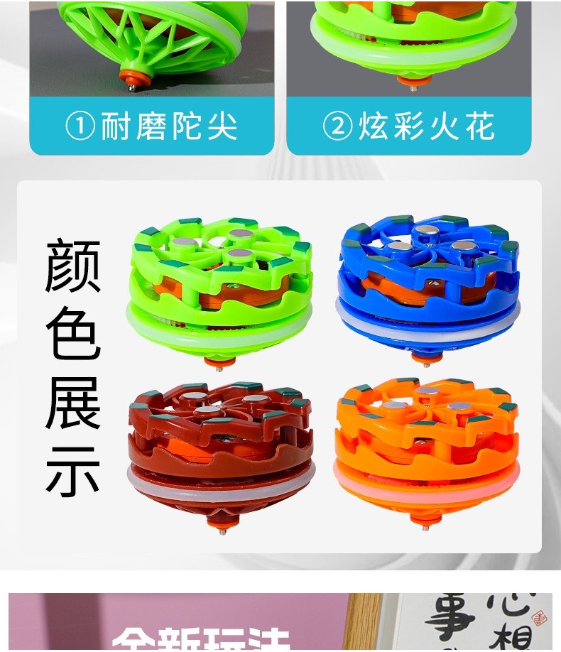 Hand Held Fireworks Gyroscope Flaming Glowing Rotating Battle ...