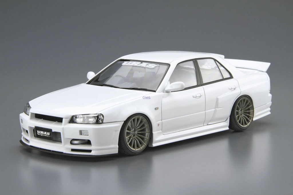 Aoshima 1/24 URAS ER34 Skyline Type-R '01 Nissan No.4 05534 Plastic ...