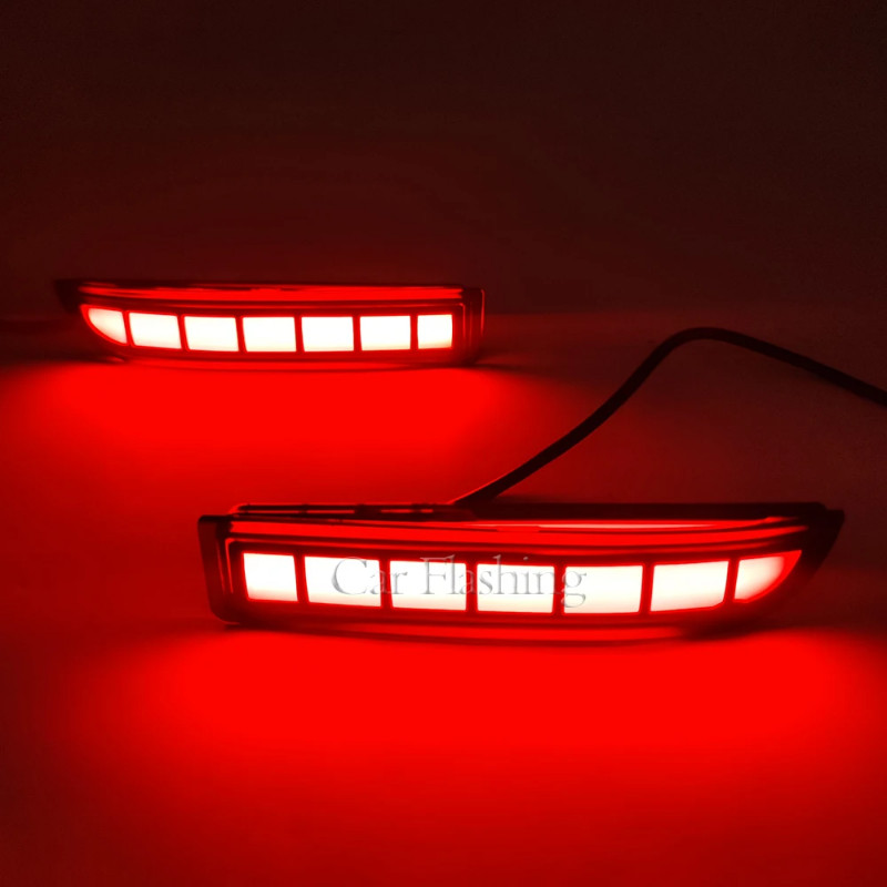 Clear Bumper Reflector LED Reverse Brake Light For Toyota Alphard Avensis Previa | UK