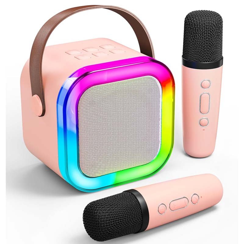 K12 Mini Karaoke Bluetooth Speaker With Wireless Microphone Portable ...
