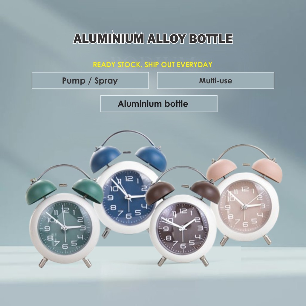 BC Alarm Clock Wake Up Simple Student Silent Night Light Bedroom Simple ...