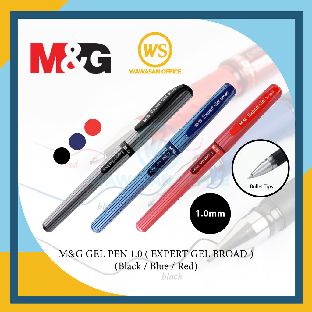 M&G Expert Gel Broad Gel Pen / Expert Gel Pen / Gel Ink Pen - 1.0mm ...