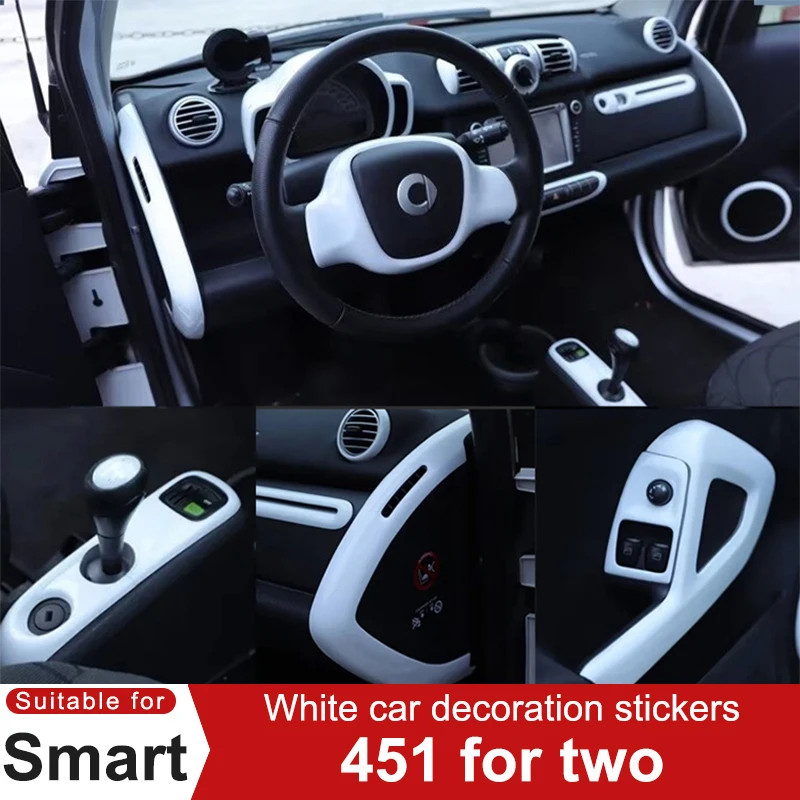 Smart Fortwo 451 2007-2015 Mascherine sagomate per rivestimento cruscotti 40-Decori