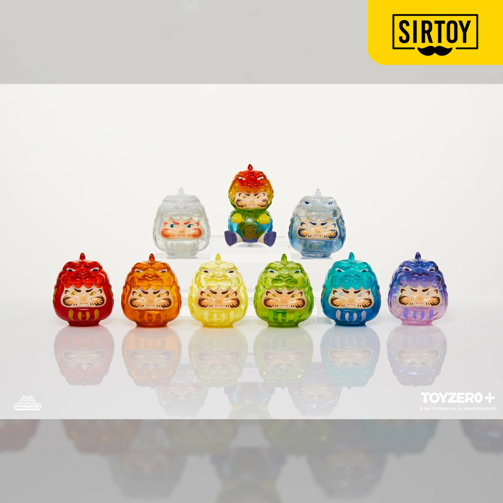 Toyzero Plus PP X Monster Rainbow Daruma Series Blind Box 霓彩达摩盲盒 ...
