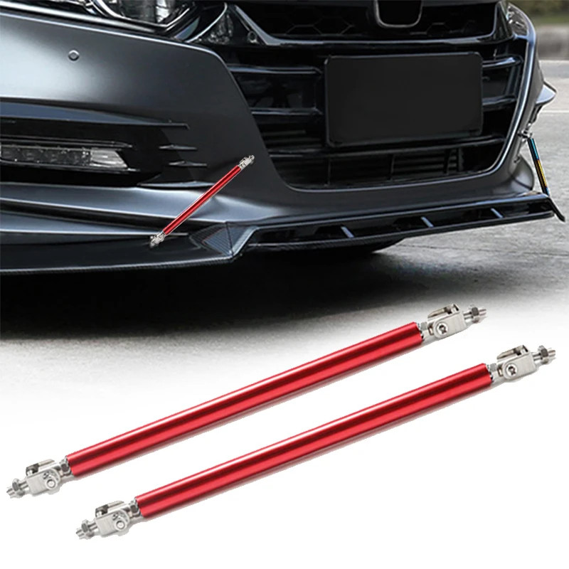 2psc 150mm Universal Car Splitter Rods Racing Adjustable Front Rear ...