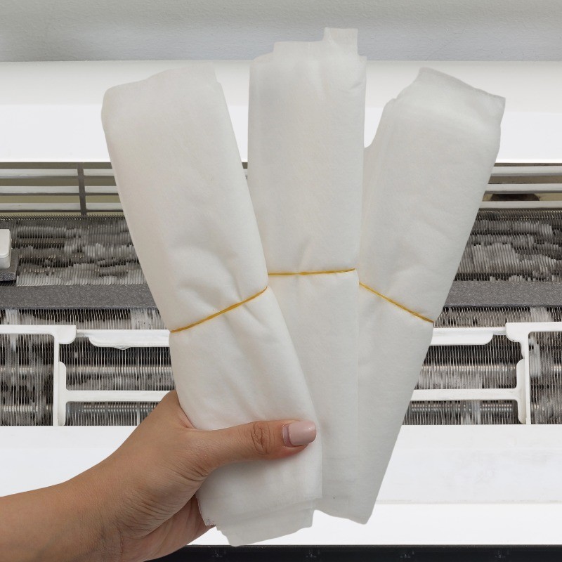 50Pcs Air Conditioner Filter Paper - Air Vent Dust Filter - Cuttable ...