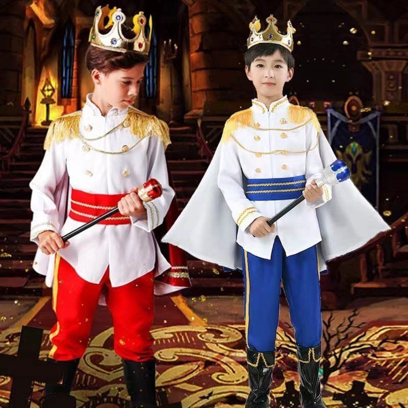 Boy Purim European Kings Prince Costume Carnival Fancy Wear main image 0