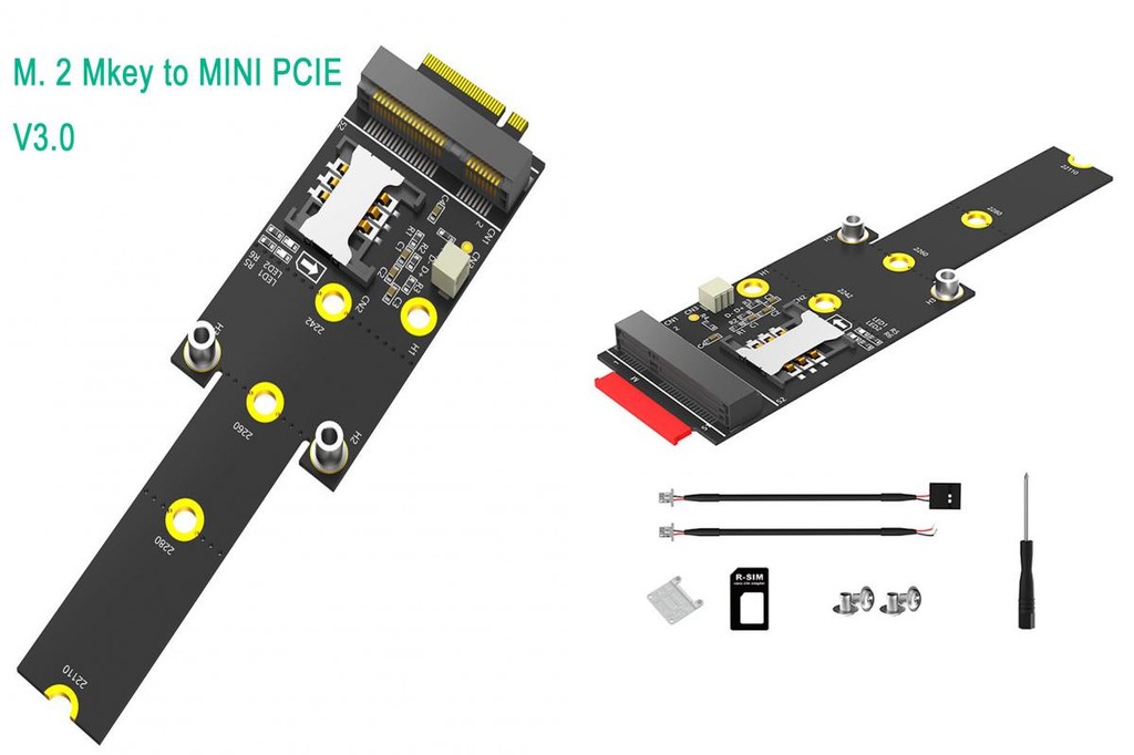 (Drinksing) Mini Pcie Nvme Adapter Adapter Card Mini Pcie Ssd Nvme ...
