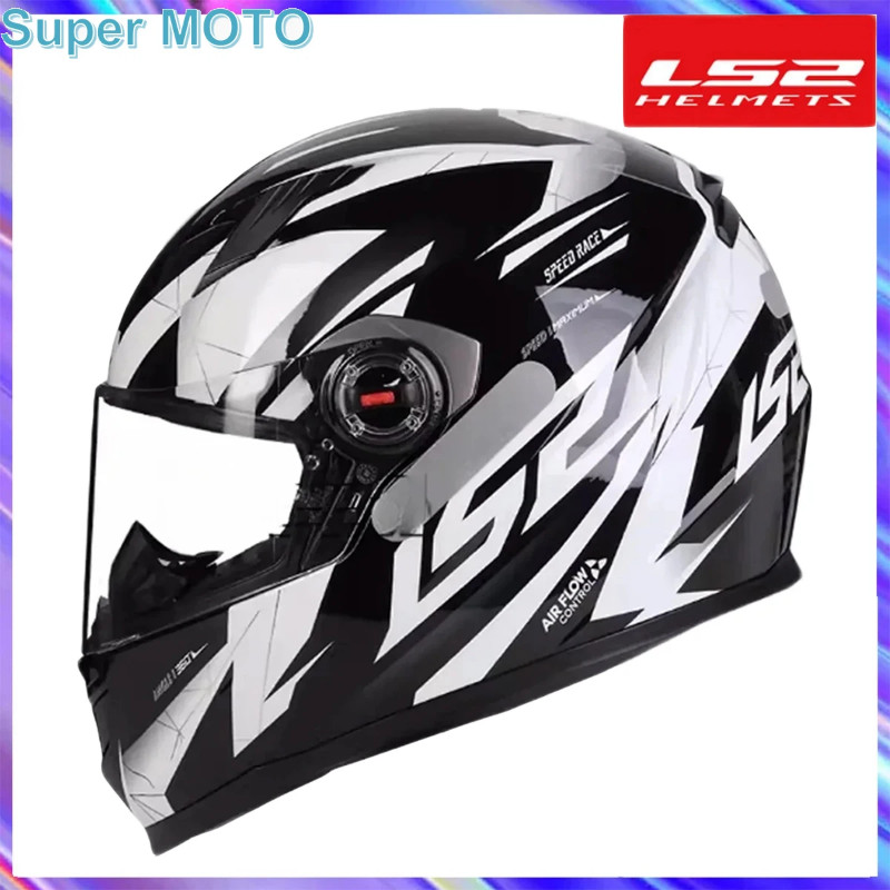 Original LS2 FF358 Motorcycle Helmet Casco ls2 Moto Full Face Casco ...