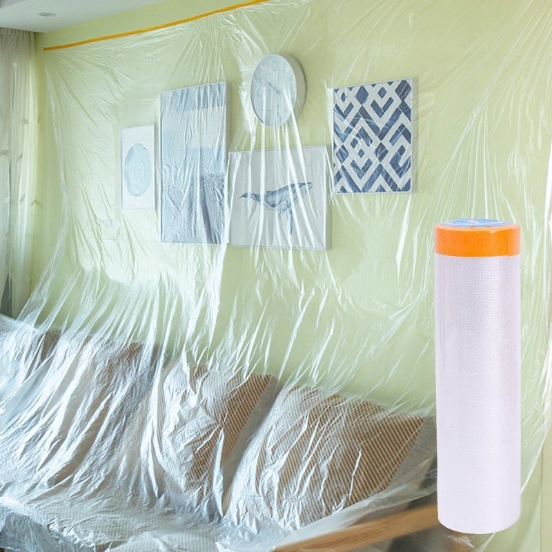 10M/Roll Portable Disposable Transparent Furniture Protective Film Self ...