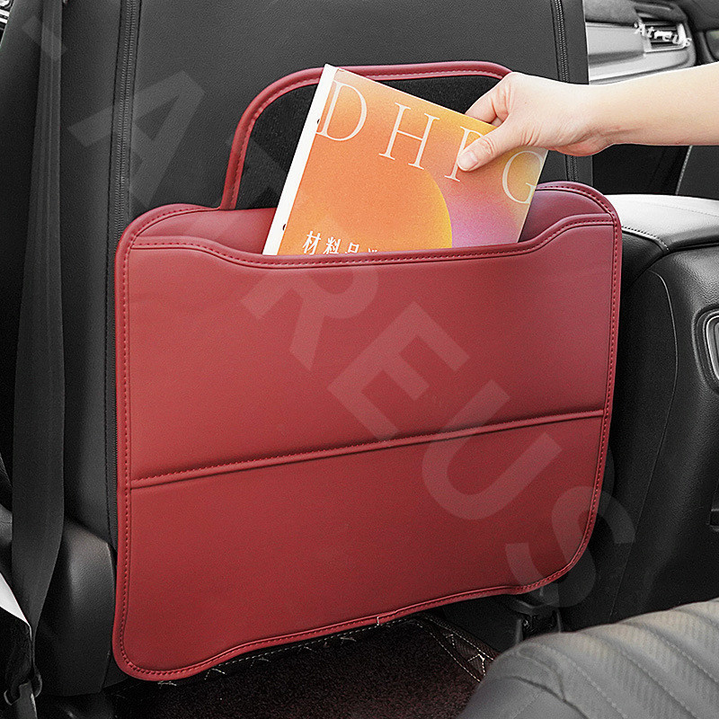 Mercedes Benz AMG Leather Car Seat Back Anti Kick Mat Waterproof ...