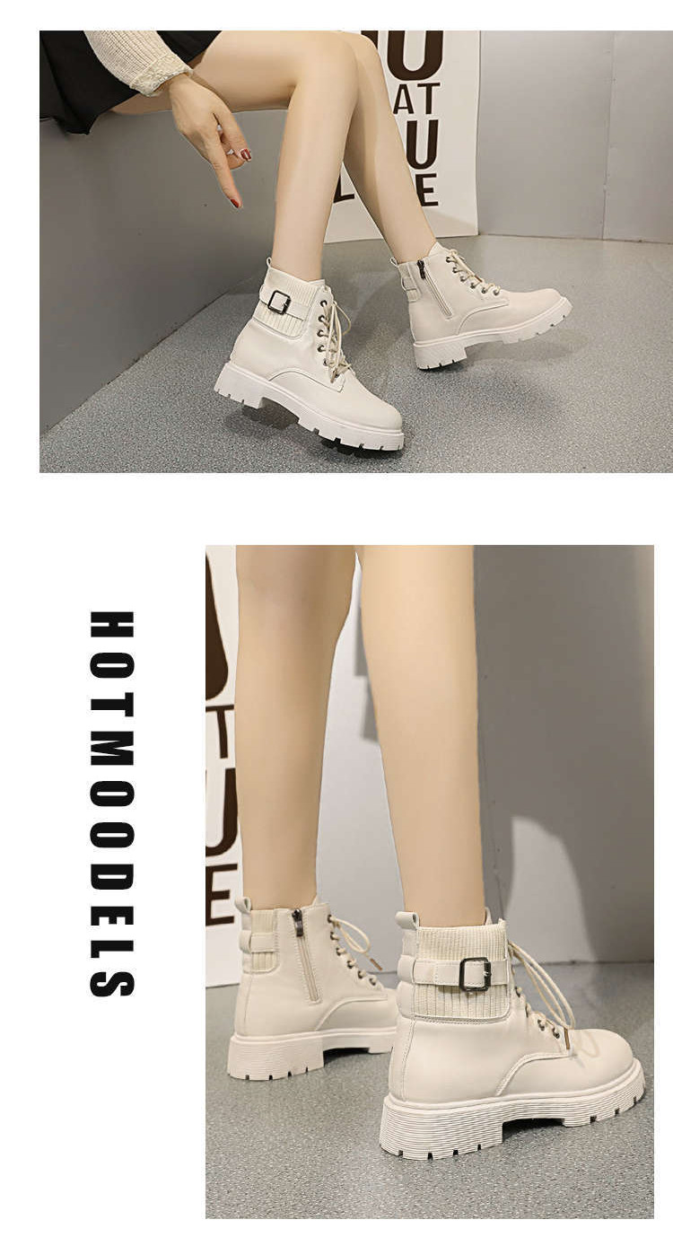 British lace-up zipper Martin boots yv30280
