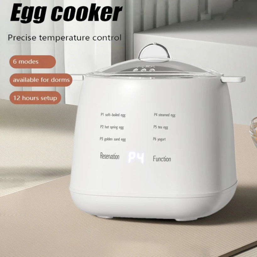 220V Multifunctional Egg Cooker 6-Mode Egg Steamer Half Boiled Egg ...