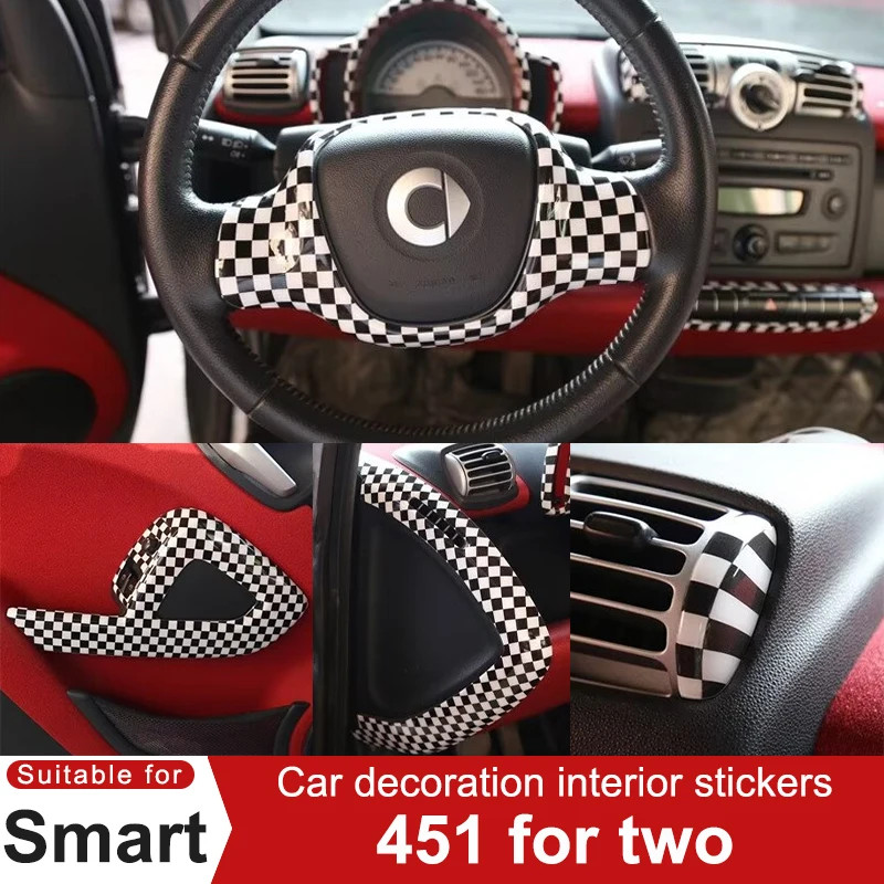 For Smart Brabus 451 Fortwo Car Door Armrest Steering Wheel Tachomete ...
