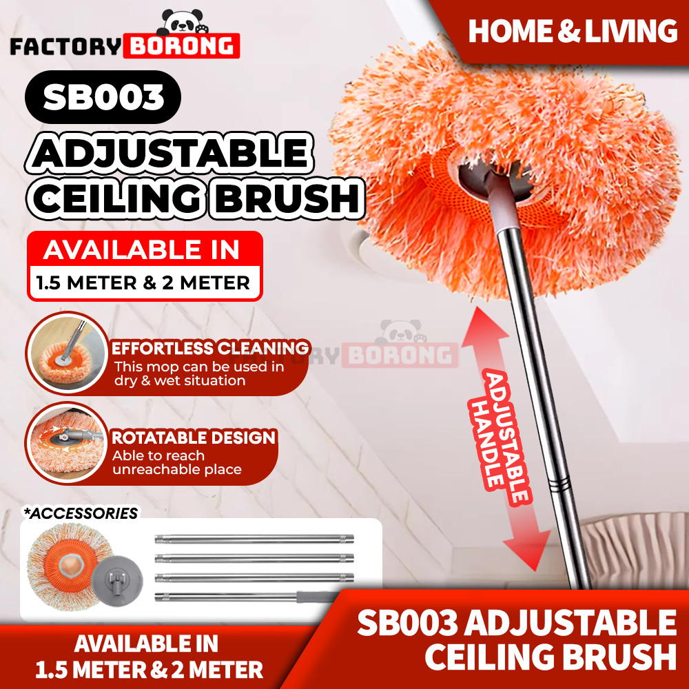 FB SB003 Berus Boleh Laras Boleh Dipanjangkan Kipas Siling Duster ...