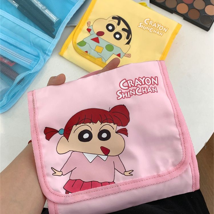 Cute Cartoon Crayon Shin-Chan Printed Cosmetic Bag Portable Portable ...