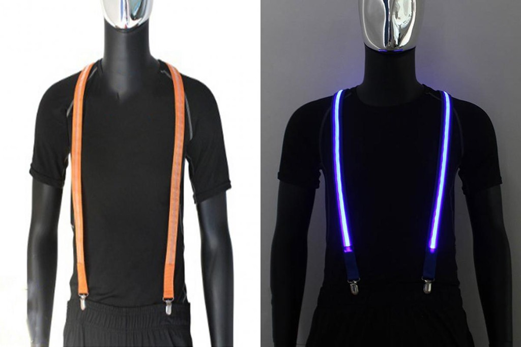 [WM] Luminous Strap Suspender Unique Suspender Design Led Glow ...