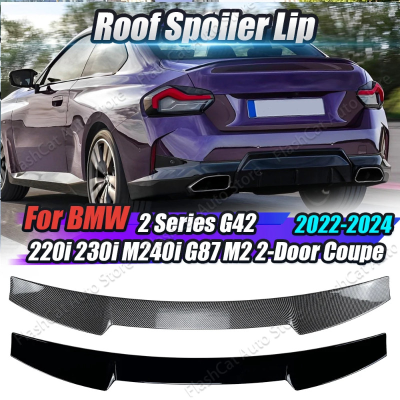G42 Rear Spoiler Trunk Lip Tail Roof Middle Tailgate Wing For BMW 2 ...