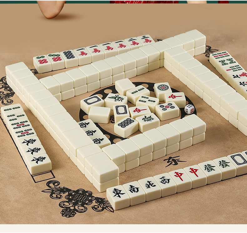 Ivory Mahjong Brand Household First-Class Genuine Flawless Large Medium ...