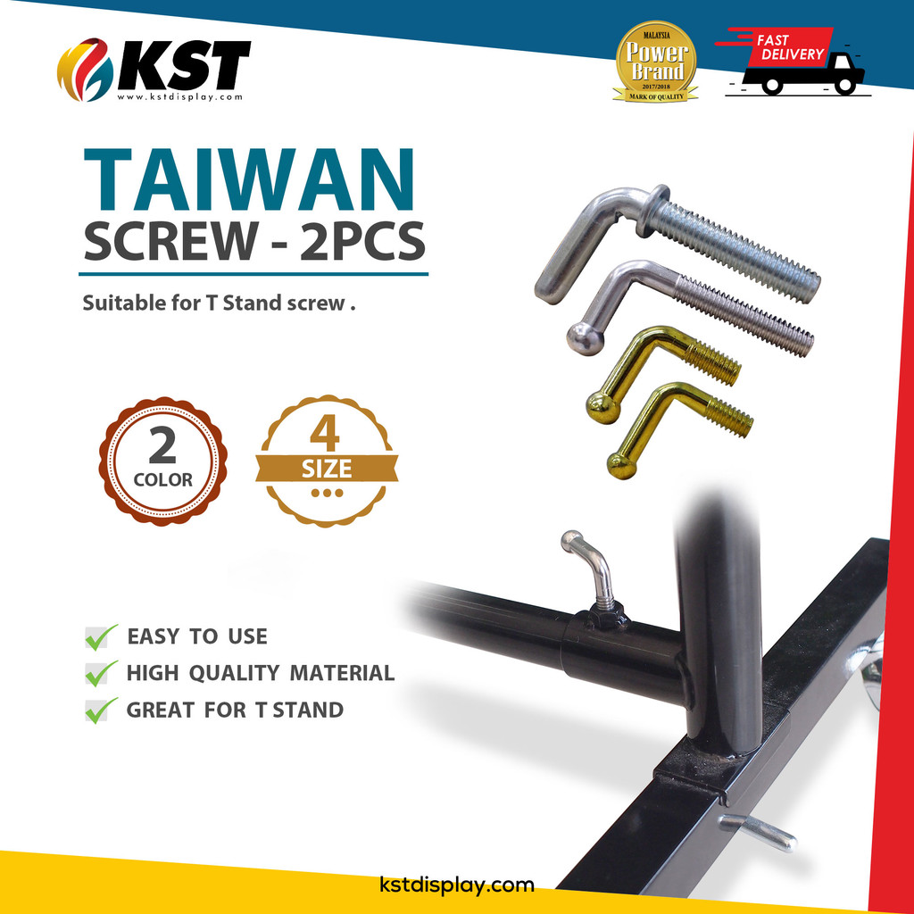 (Ready Stock) Taiwan Screw S, M, L, XL / Stand Screw / Aksesori Skru ...